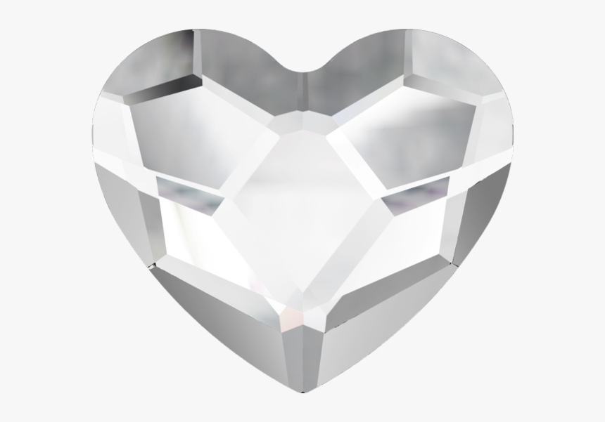 Swarovski 2808 Heart Flat Back Crystal - Heart Crystal, HD Png Download, Free Download