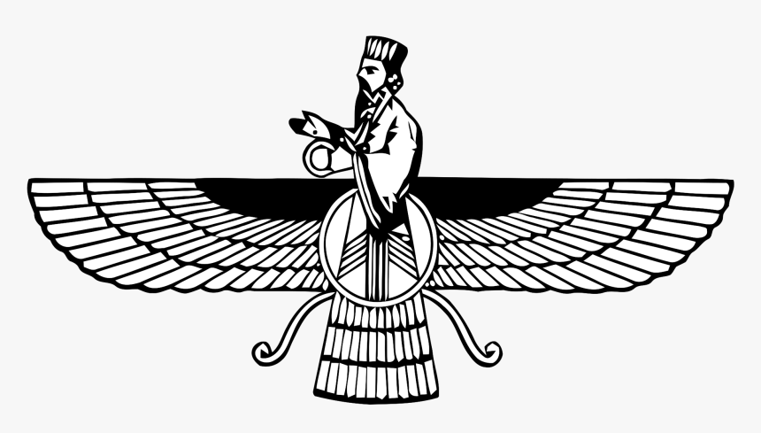 Greece Clipart Persian Empire - Zoroastrianism Symbol, HD Png Download, Free Download