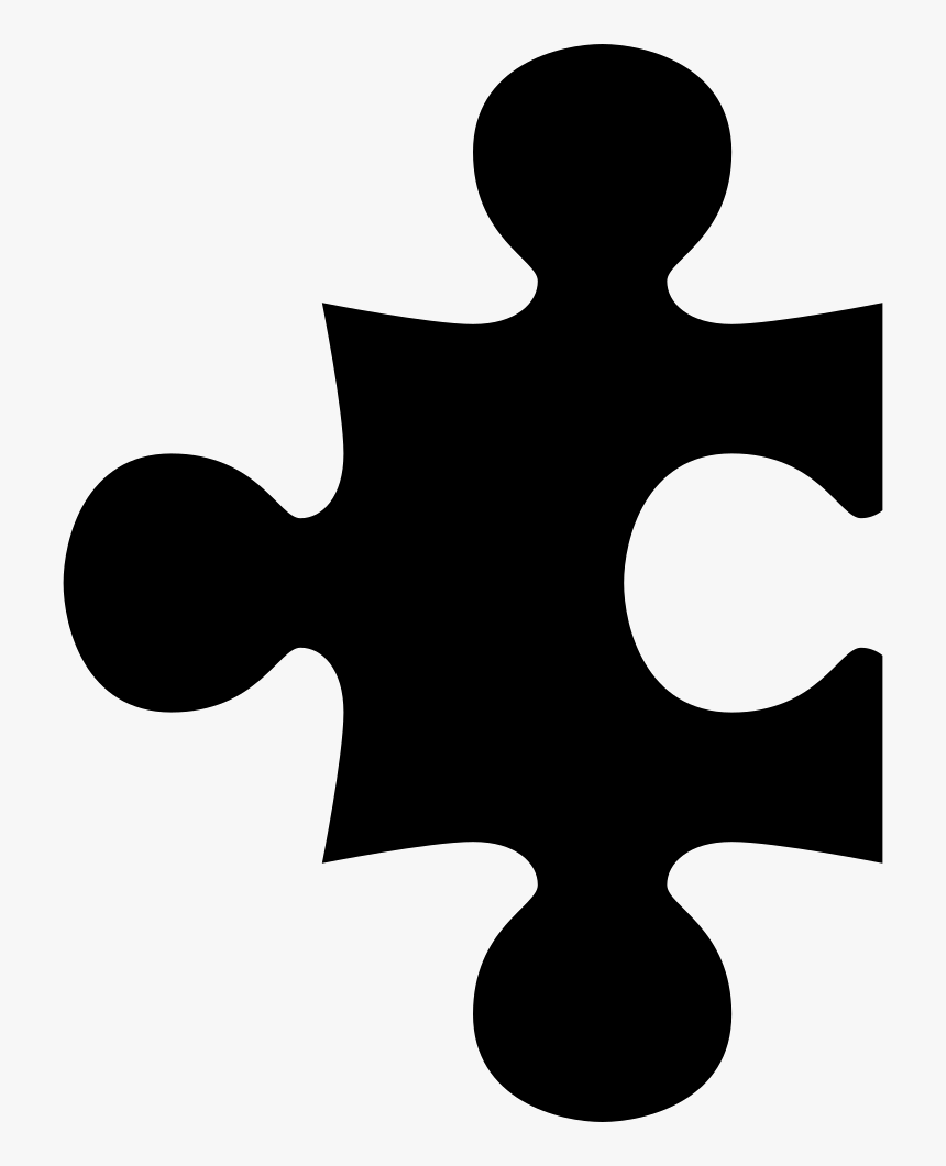 Puzzle Piece Black Shape - Puzzle Piece Svg, HD Png Download, Free Download