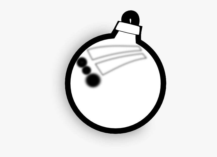 Christmas Ornament Panda Free - Ornament B&w Clipart Png, Transparent Png, Free Download