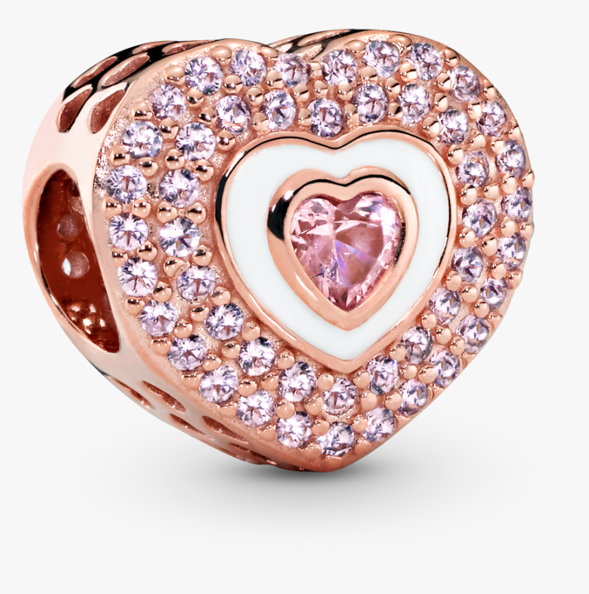 Pandora Heart Rose Gold Charms Uk, HD Png Download, Free Download