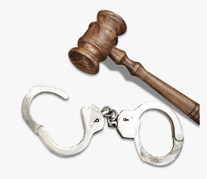 Gavel And Handcuffs - Mallet, HD Png Download, Free Download