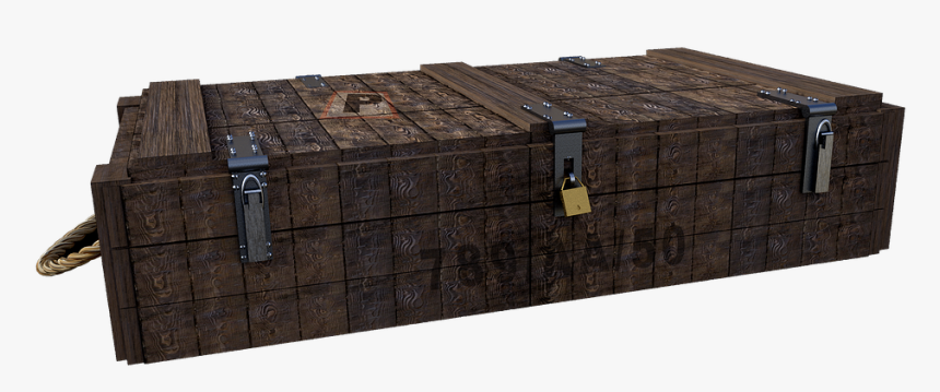 Box, Wood, Ammo Box, Isolated, Fantasy, Digital Art - Wooden Ammo Box Png, Transparent Png, Free Download