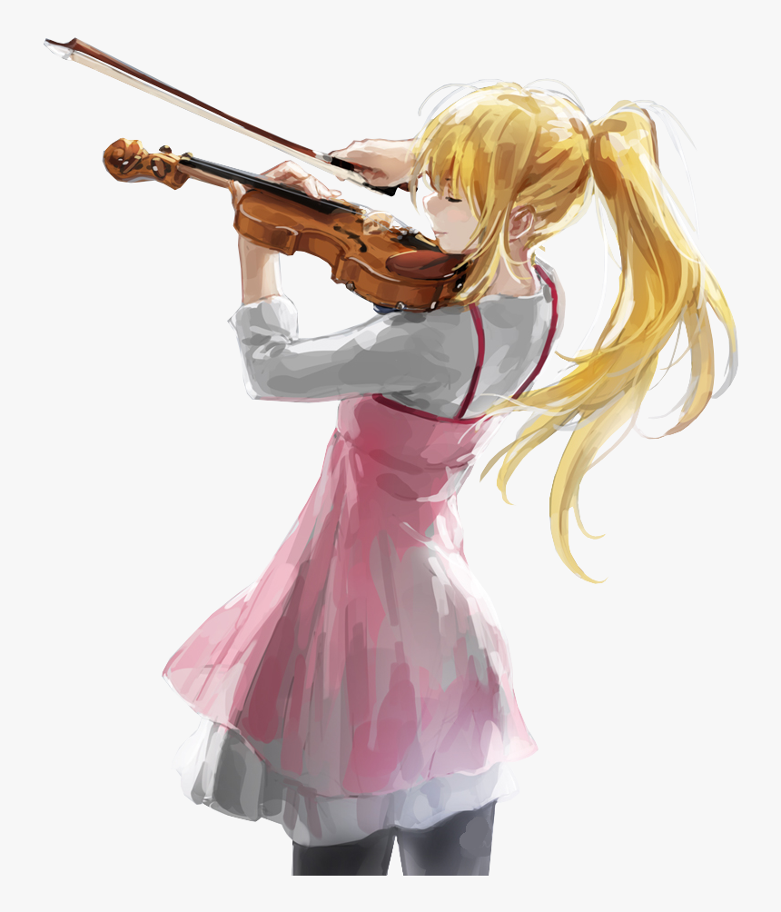 Your Lie In April Kaori Playing Violin, HD Png Download, Free Download