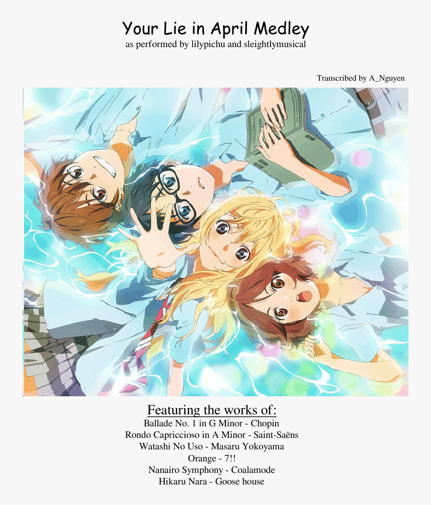 Your Lie In April, HD Png Download, Free Download