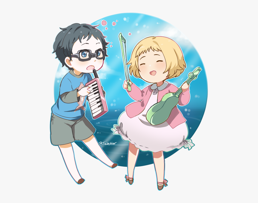 Transparent Your Lie In April Png - Your Lie In April Fanart, Png Download, Free Download