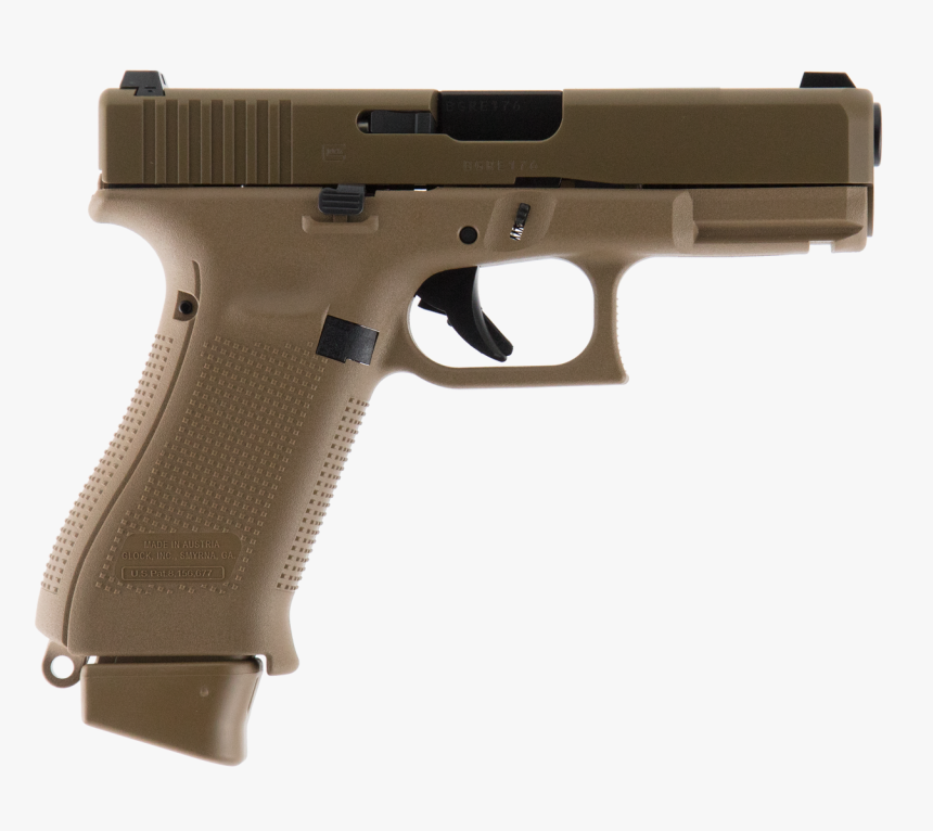 Glock 19x Pistol G5 W/3 Mags & Nights Sight - 19x Glock, HD Png Download, Free Download