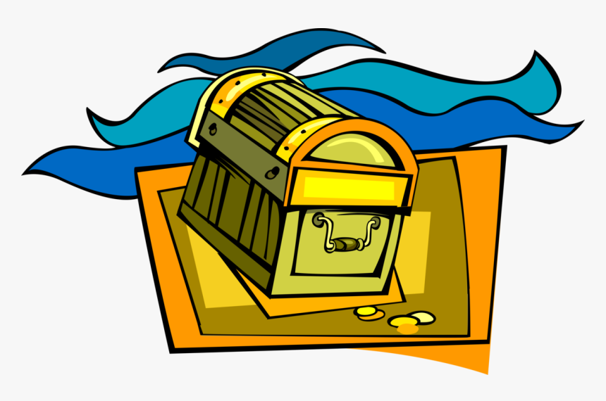 Vector Illustration Of Buccaneer Pirate"s Treasure, HD Png Download, Free Download