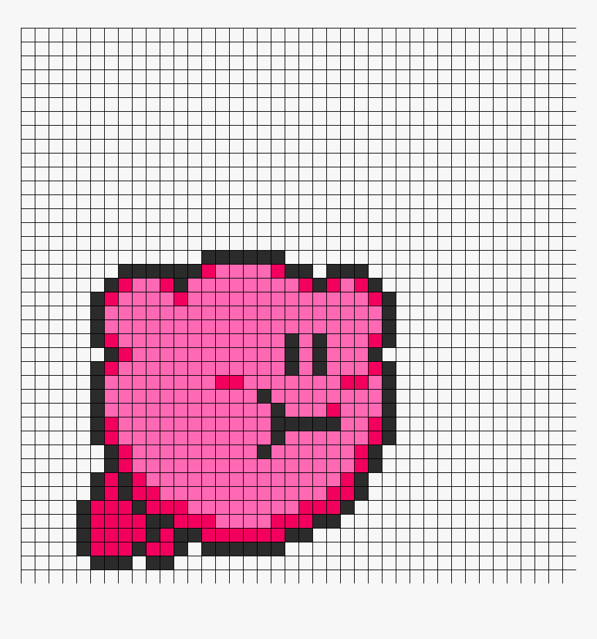 Kirby Perler Pattern, HD Png Download, Free Download