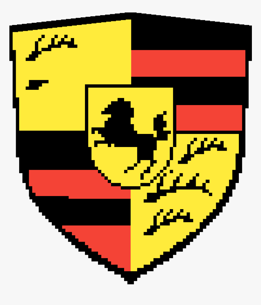 Pixel Art Logo Porsche Hd Png Download Kindpng