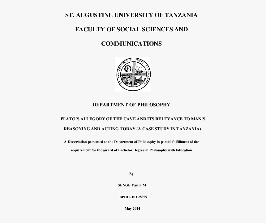 St. Augustine University Of Tanzania, HD Png Download, Free Download
