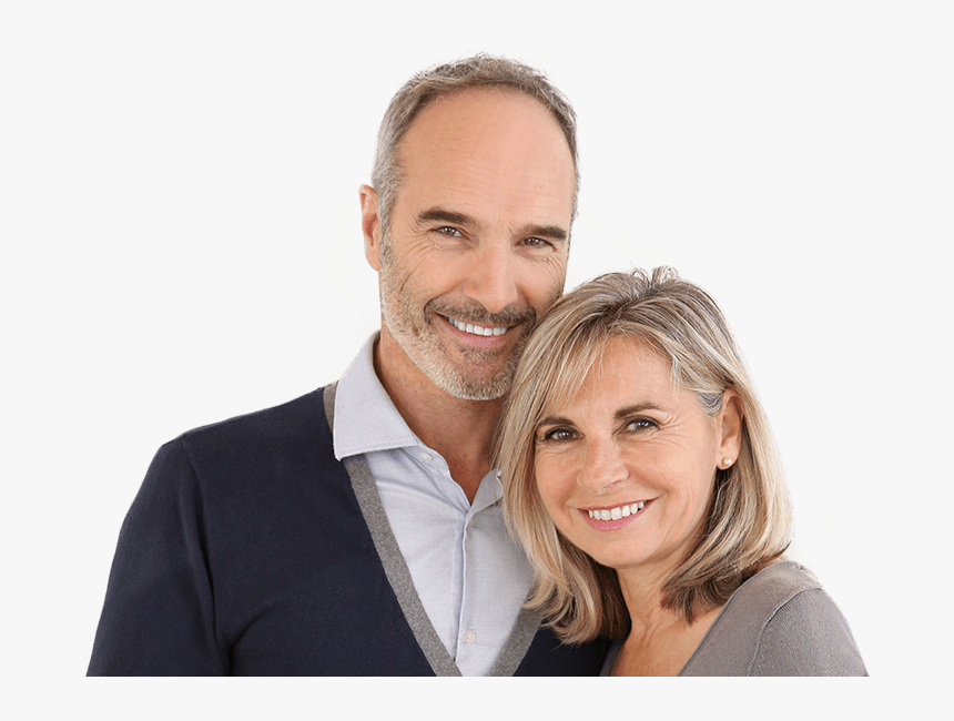 Older Man And Woman Smiling Together - Smile Woman Older Png, Transparent Png, Free Download