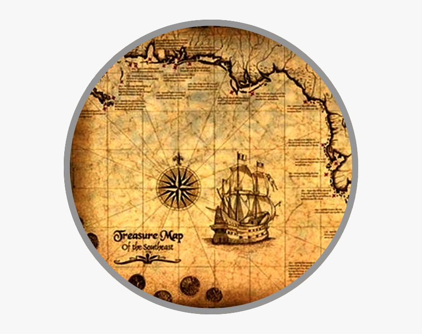 Pirate - Real Old Pirate Maps, HD Png Download, Free Download