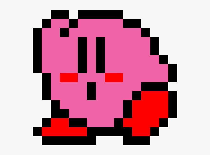 Kirby Pixel Art Clipart , Png Download - Pixel Art Kirby, Transparent Png, Free Download