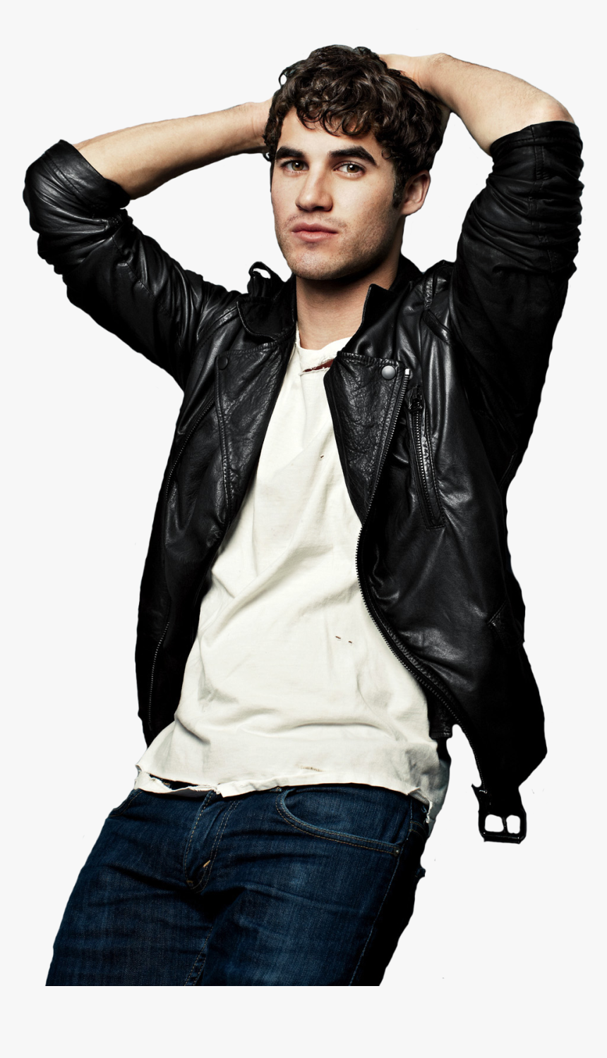 Darren Criss Leather Jacket, HD Png Download, Free Download