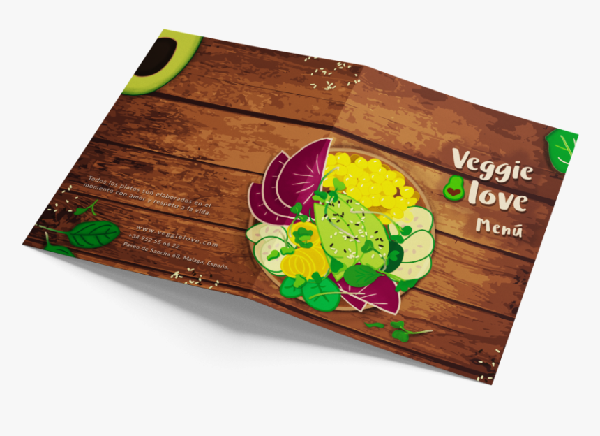 Ilustración Y Diseño Menu Veggie Love - Plywood, HD Png Download, Free Download