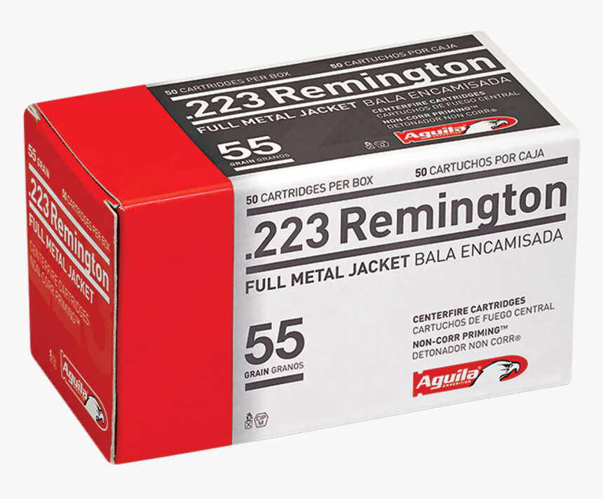 Aguila 223 Remington Ammunition 1e223110 55 Grain Full - .223 Remington, HD Png Download, Free Download