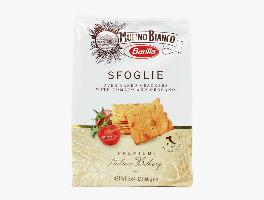 Mulino Bianco Salted Bakery Sfoglie Crackers With Tomato - Mulino Bianco Barilla Sfoglie, HD Png Download, Free Download