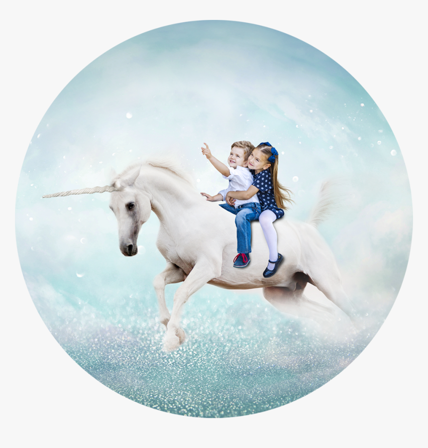 Riding On A Flying Unicorn, HD Png Download, Free Download