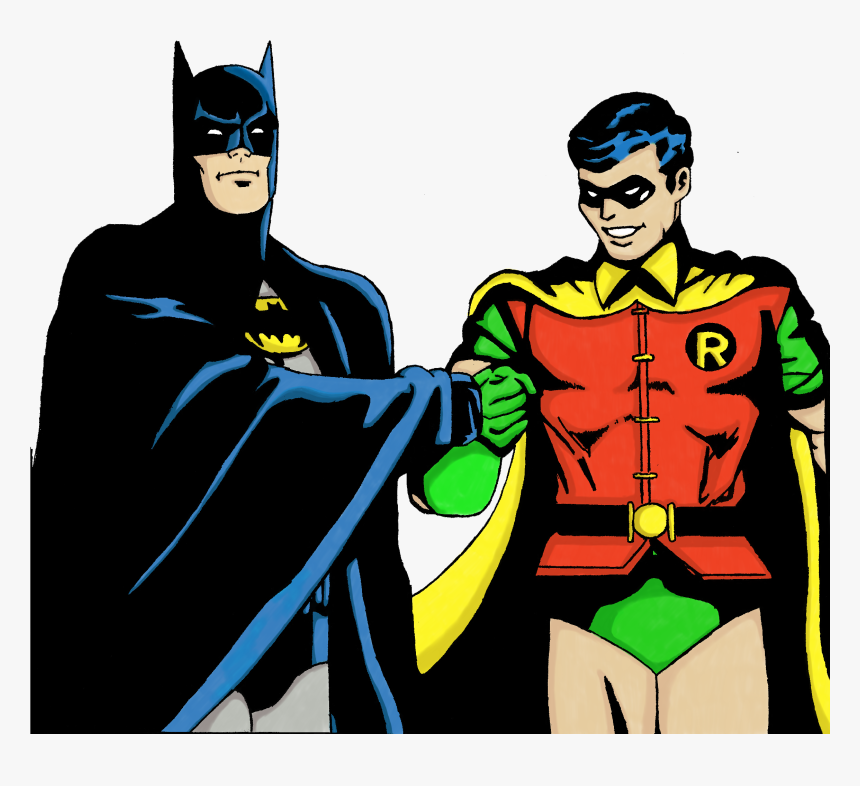Transparent Superhero Png - Batman And Robin Png, Png Download, Free Download