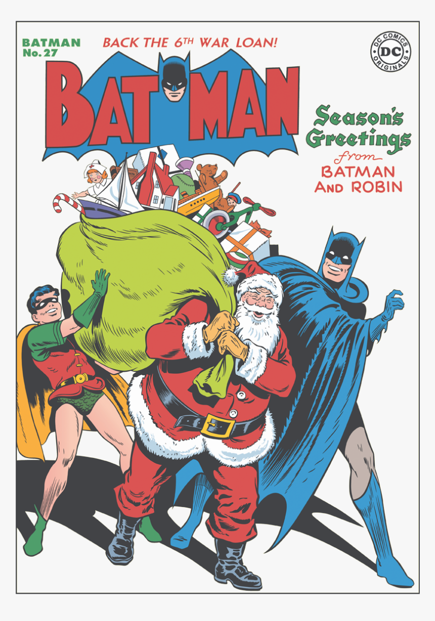 Dc Comics Cover No - Batman And Robin Christmas, HD Png Download - kindpng