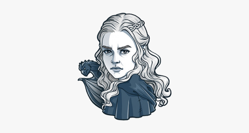 Game Of Thrones Daenerys Targaryen Jon Snow Tyrion - Telegram Sticker Png Game Of Thrones, Transparent Png, Free Download