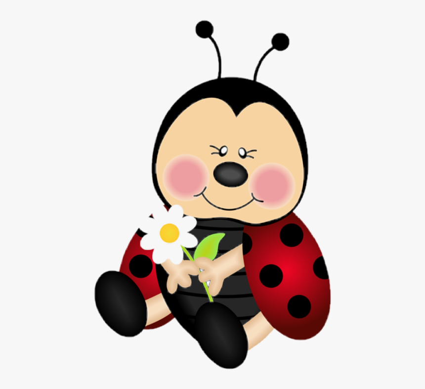 Ladybug Red Blackdot Insect Sticker Lady Bug Clipart Png