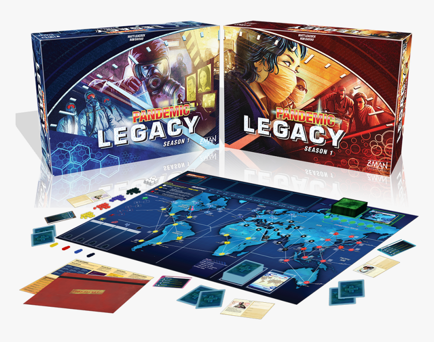 Pandemic Legacy Board Game, HD Png Download, Free Download