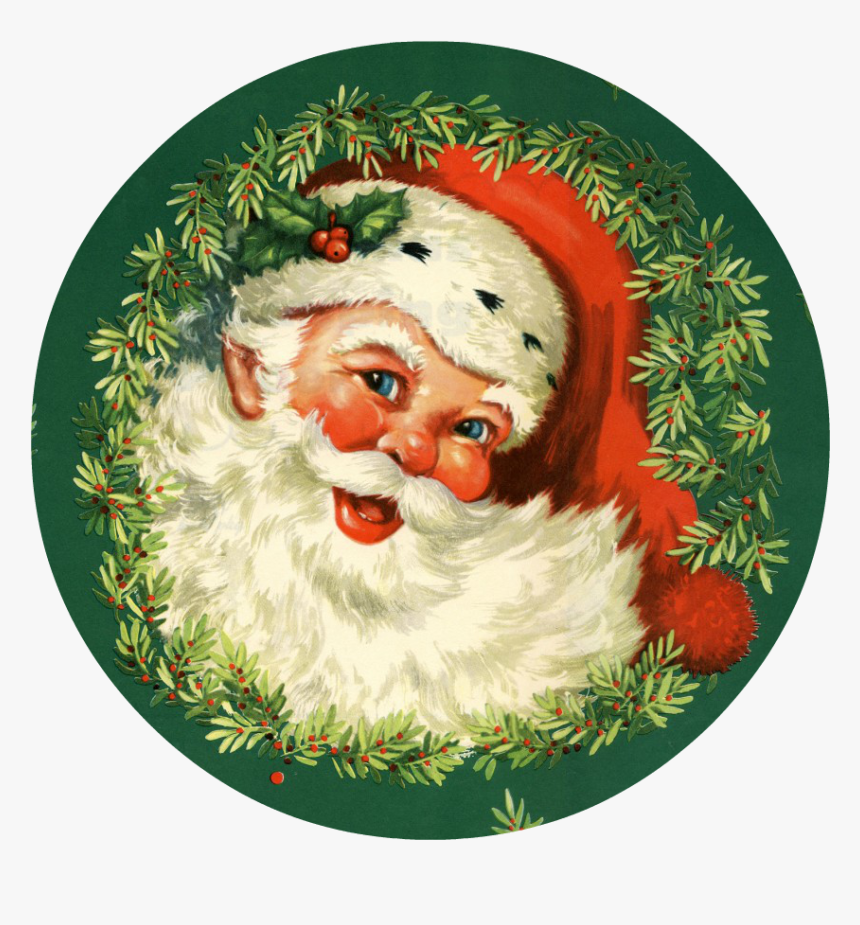 Vintage Santa Claus Png - Vintage Santa Claus Clipart, Transparent Png, Free Download