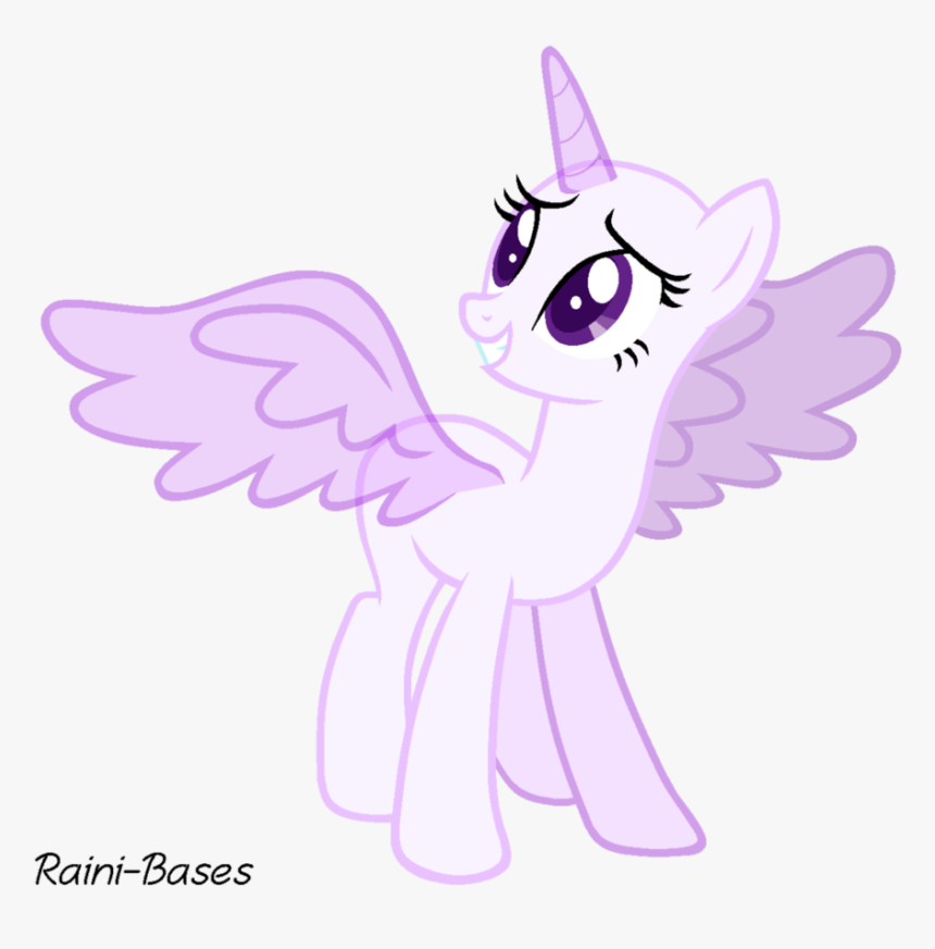 Mlp Base Png - My Little Pony Alicorn Base, Transparent Png, Free Download