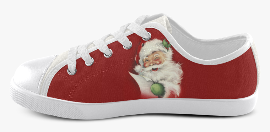A Beautiful Vintage Santa Claus Canvas Kid"s Shoes - Zapatos Niños Romero Britto, HD Png Download, Free Download