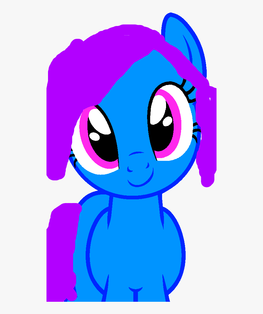 Mlp Base Innocent Smile By Apocolyptik-d6cuim9 - Rainbow Dash Eyes And Hair, HD Png Download, Free Download