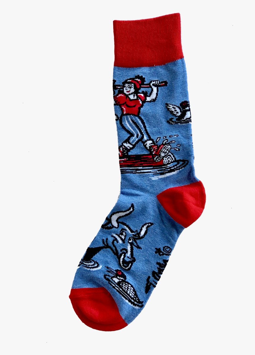 Logrolling-socklucette - Sock, HD Png Download, Free Download