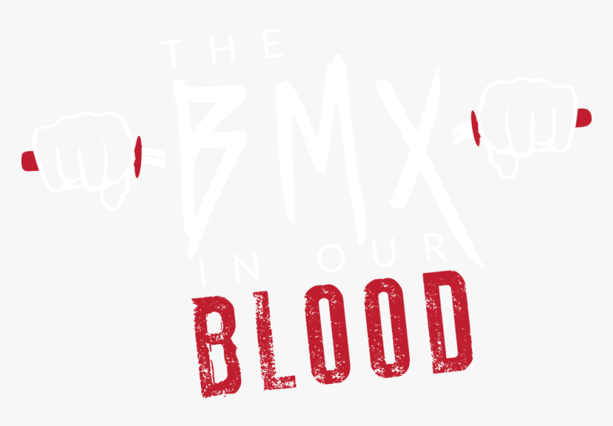 Bmxbloodlogo Wht - Calligraphy, HD Png Download, Free Download