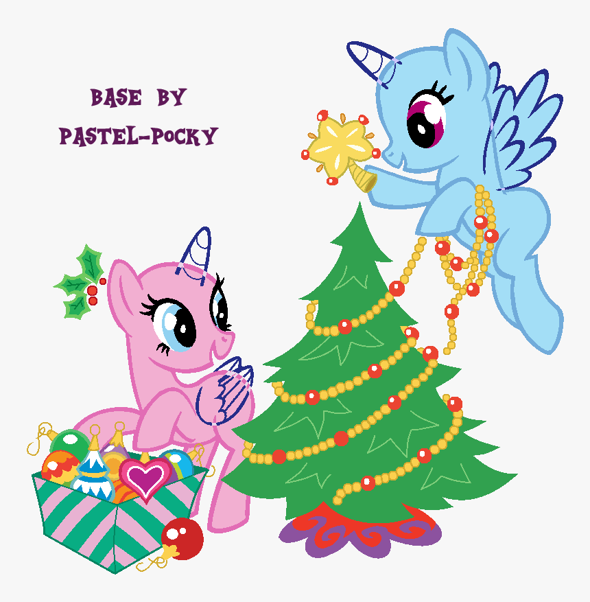 Mlp Base De Natal - Mlp Base Christmas, HD Png Download, Free Download