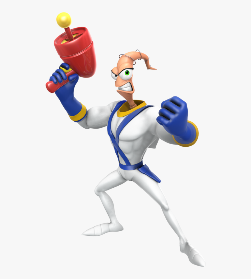 Earthworm Jim Render By Nibroc Rock-daci59o - Earthworm Jim For Smash, HD Png Download, Free Download