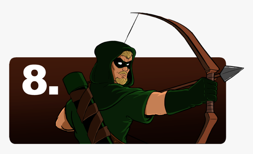 Aaah, Green Arrow, One Of The Lamer Dc Superheroes - Ranged Weapon, HD Png Download, Free Download