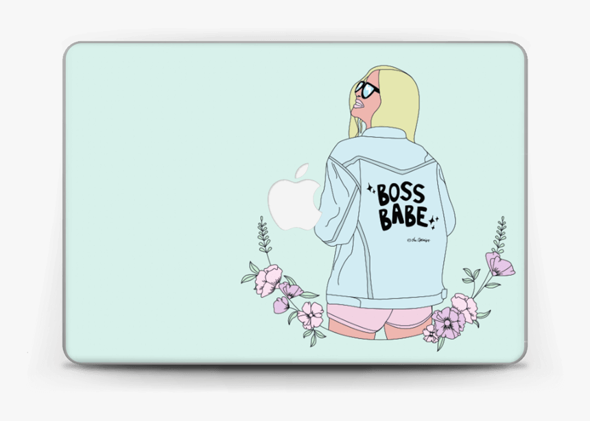 Boss Babe Skin Macbook Pro Retina 13” - Illustration, HD Png Download, Free Download