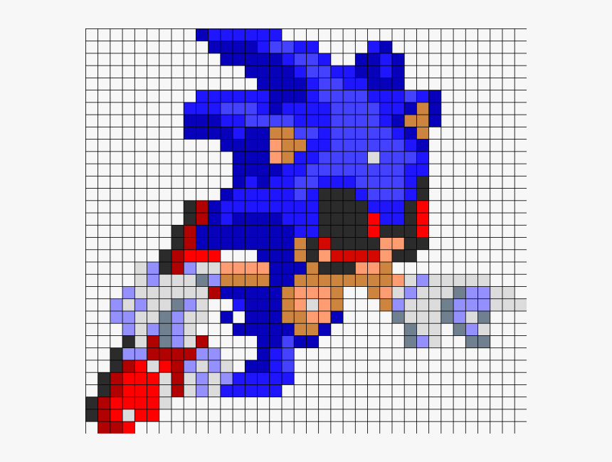 View Media - Sonic Exe Pixel Art Minecraft, HD Png Download - kindpng