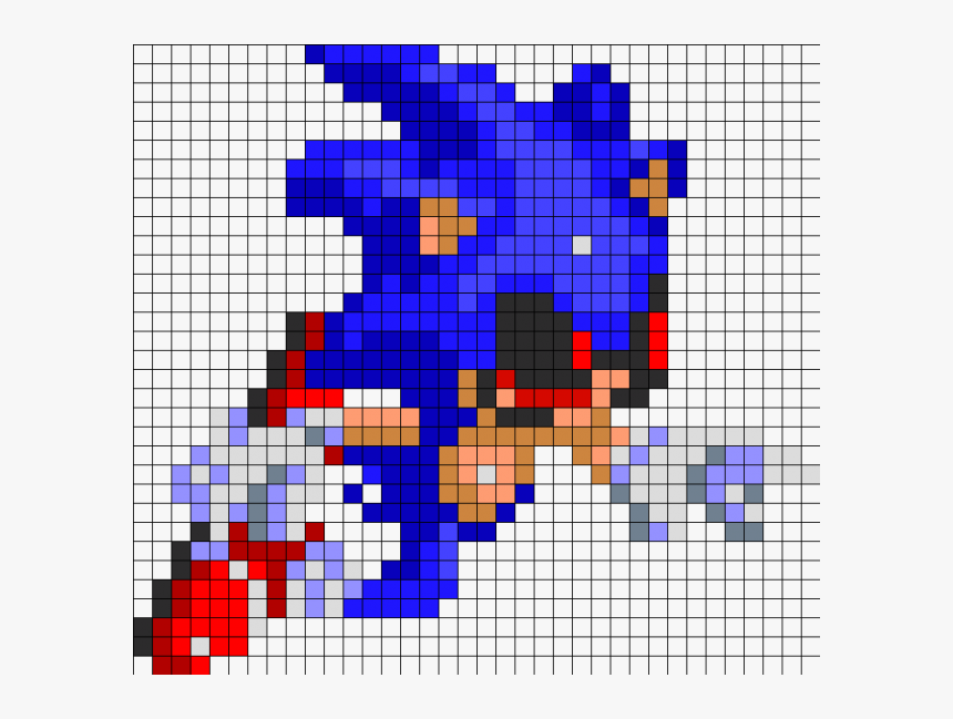 View Media - Sonic Exe Pixel Art Minecraft, HD Png Download, Free Download