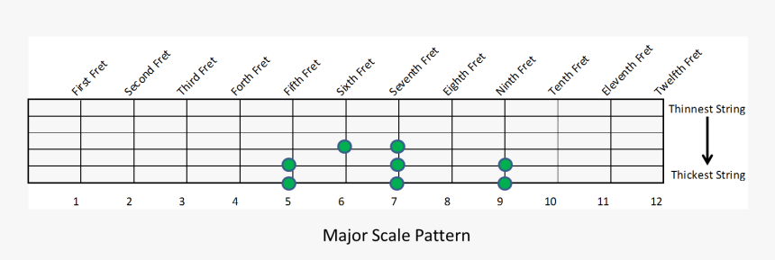 Transparent Scale Pattern Png - Major Chord, Png Download, Free Download