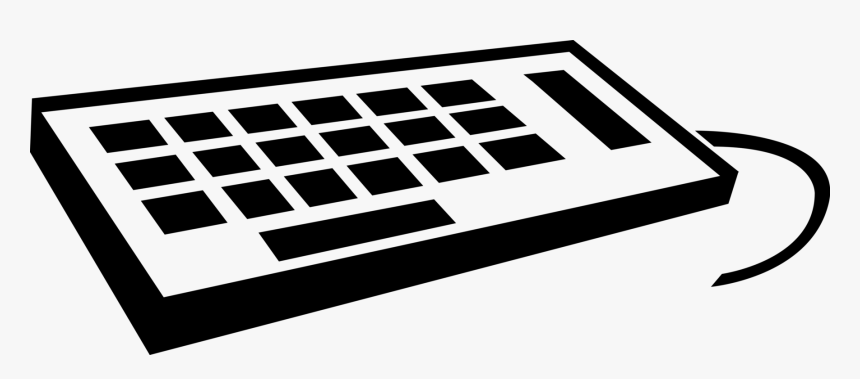 Vector Illustration Of Computer Keyboard For Input, HD Png Download, Free Download