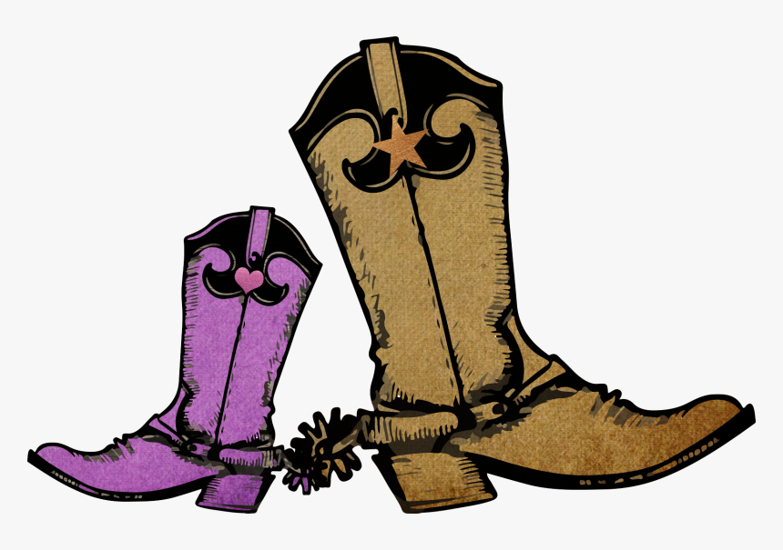 Cowboy Boot Clipart , Png Download - Cowboy Boot Png Cartoon, Transparent Png, Free Download