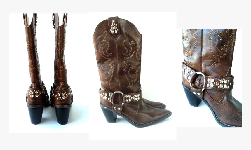 Blinged Out Cowgirl Boots - Riding Boot, HD Png Download, Free Download