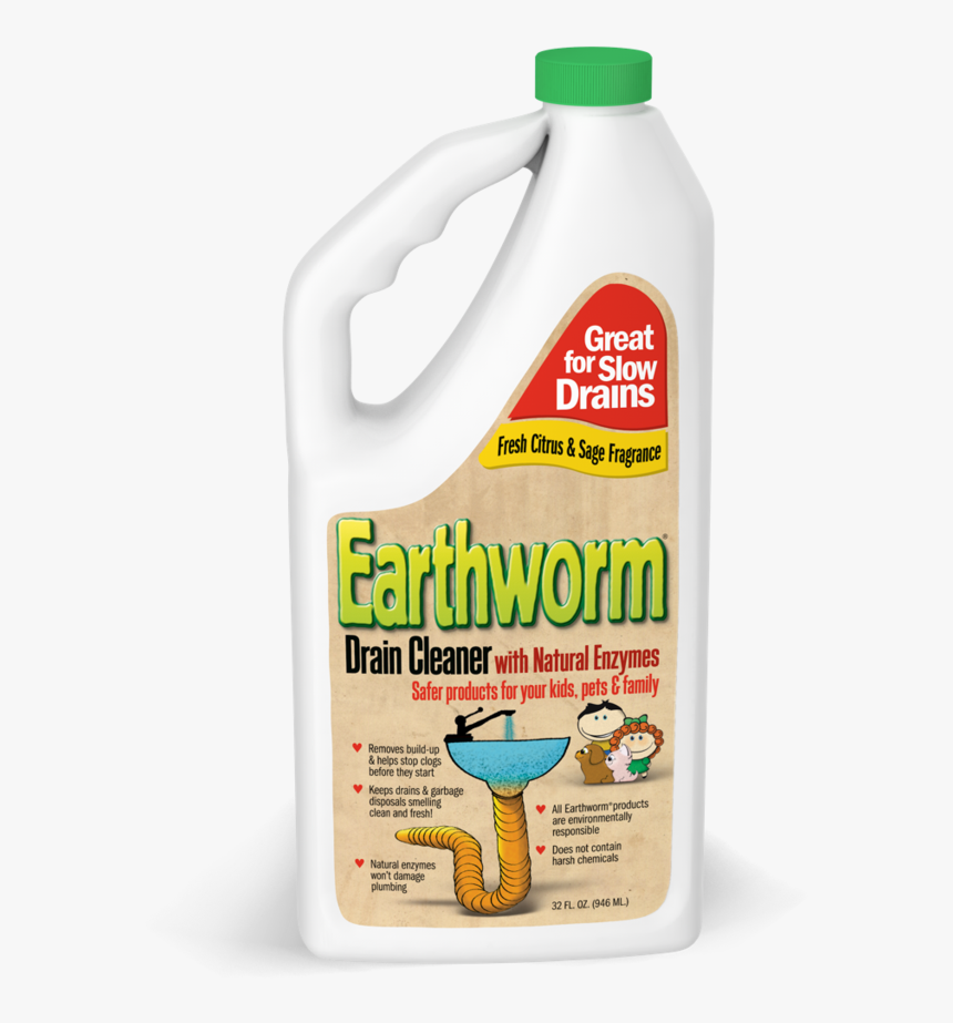 Earthworm® Drain Cleaner - Animal, HD Png Download, Free Download