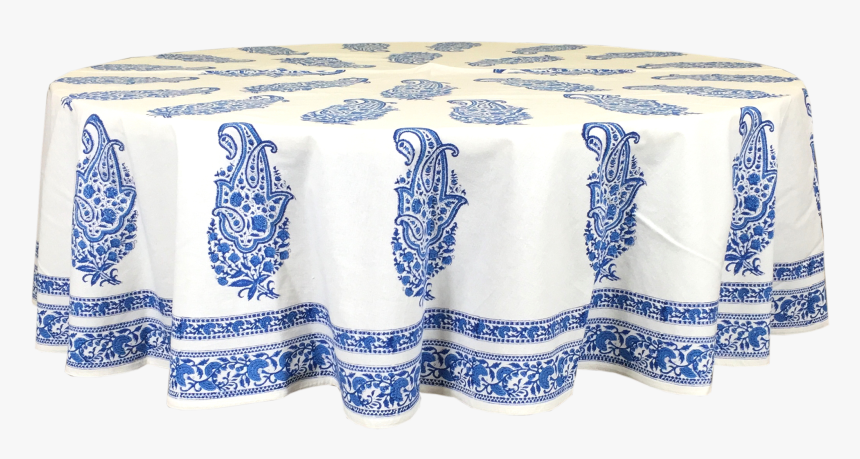 Create A Unique Table Setting With Our Hand Block-printed - Tablecloth, HD Png Download, Free Download