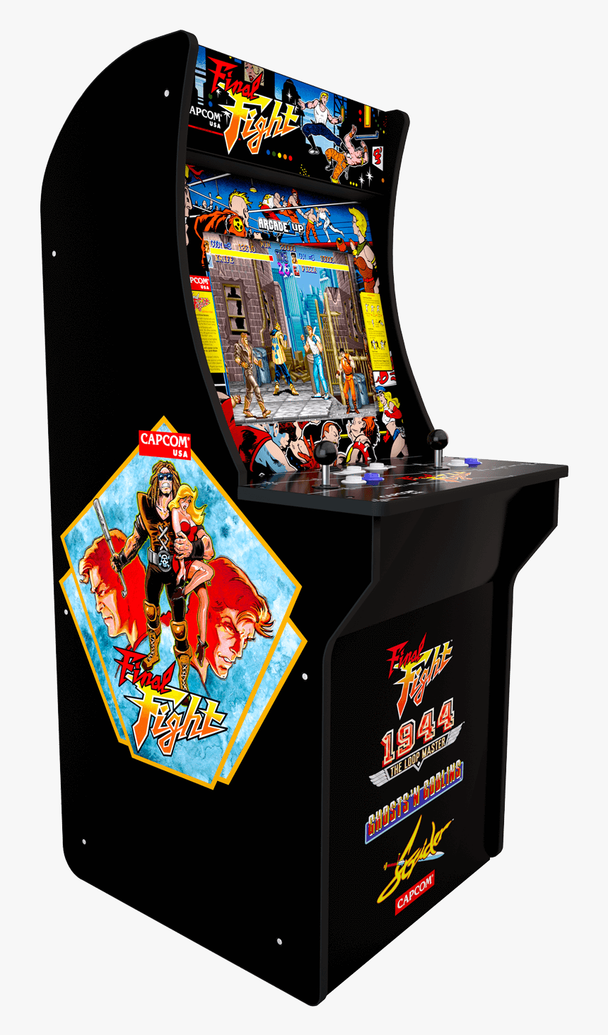 Final Fight Arcade Cabinet"
 Class="lazyload Lazyload - Final Fight Arcade 1up, HD Png Download, Free Download