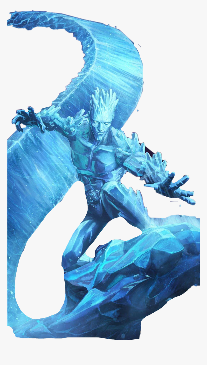 #marvel #iceman #freetoedit - Iceman Marvel, HD Png Download, Free Download