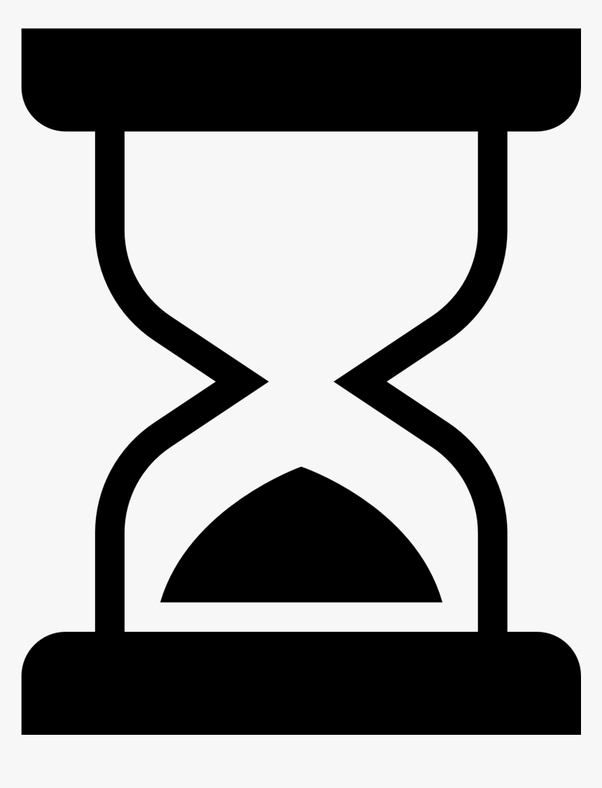 Hourglass Half Icons - Transparent Background Hourglass Clip Art, HD Png Download, Free Download