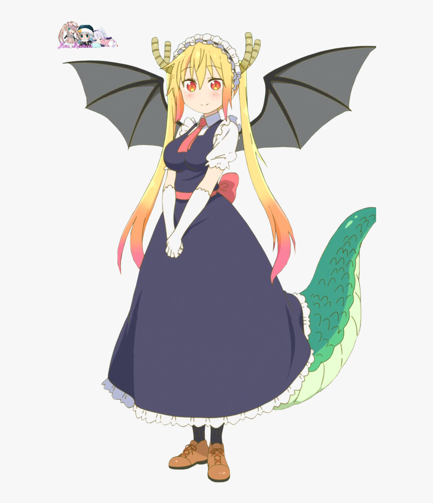 Miss Kobayashi"s Dragon Maid, Maids, Dragons, Train - Miss Kobayashi's Dragon Maid Tohru, HD Png Download, Free Download